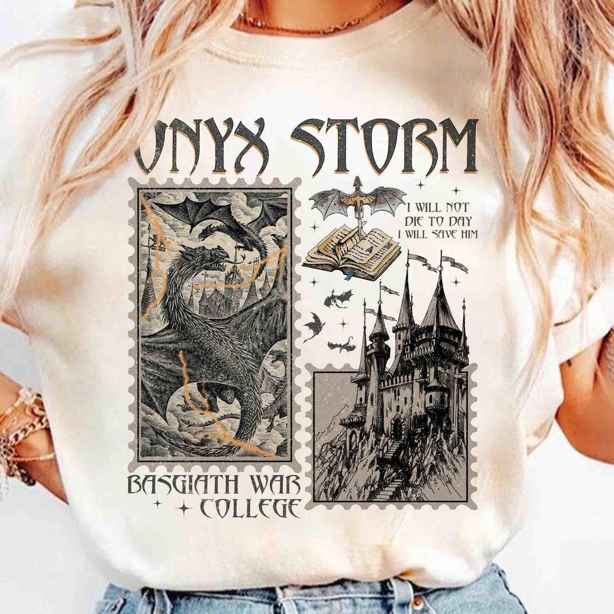 Fourth Wing -  Fourth Wing Series Shirt, Onyx Storm Shirt, Basgiath War College, I Will Save Him, Dragon Lover Shirt, Fantasy Bookish Gift, Fourth Wing