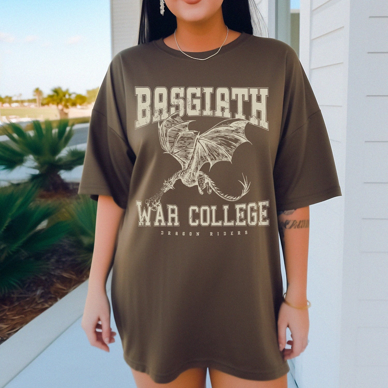 Fourth Wing -  Basgiath War College Shirt | Fourth Wing Shirt Dragon Rider Violet Sorrengail Xaden Riorson Fantasy Bookish The Empyrean Series Booktok