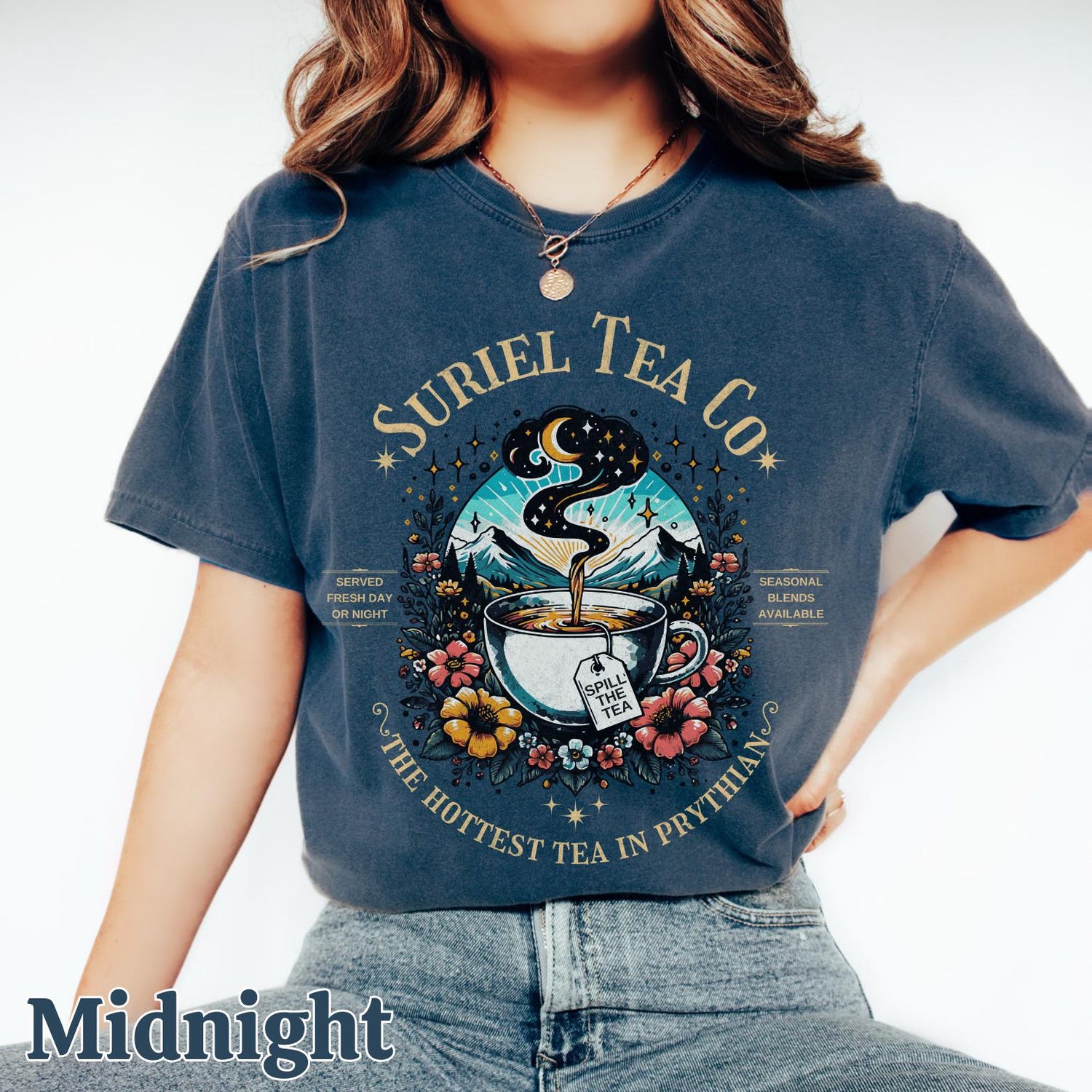 ACOTAR -  Suriel Tea Co Shirt, ACOTAR Suriel Tea Shirt, Velaris T-Shirt, A Court Of Thorns and Roses Shirt, SJM Merch, Bookish Shirt, Book Lover Gift