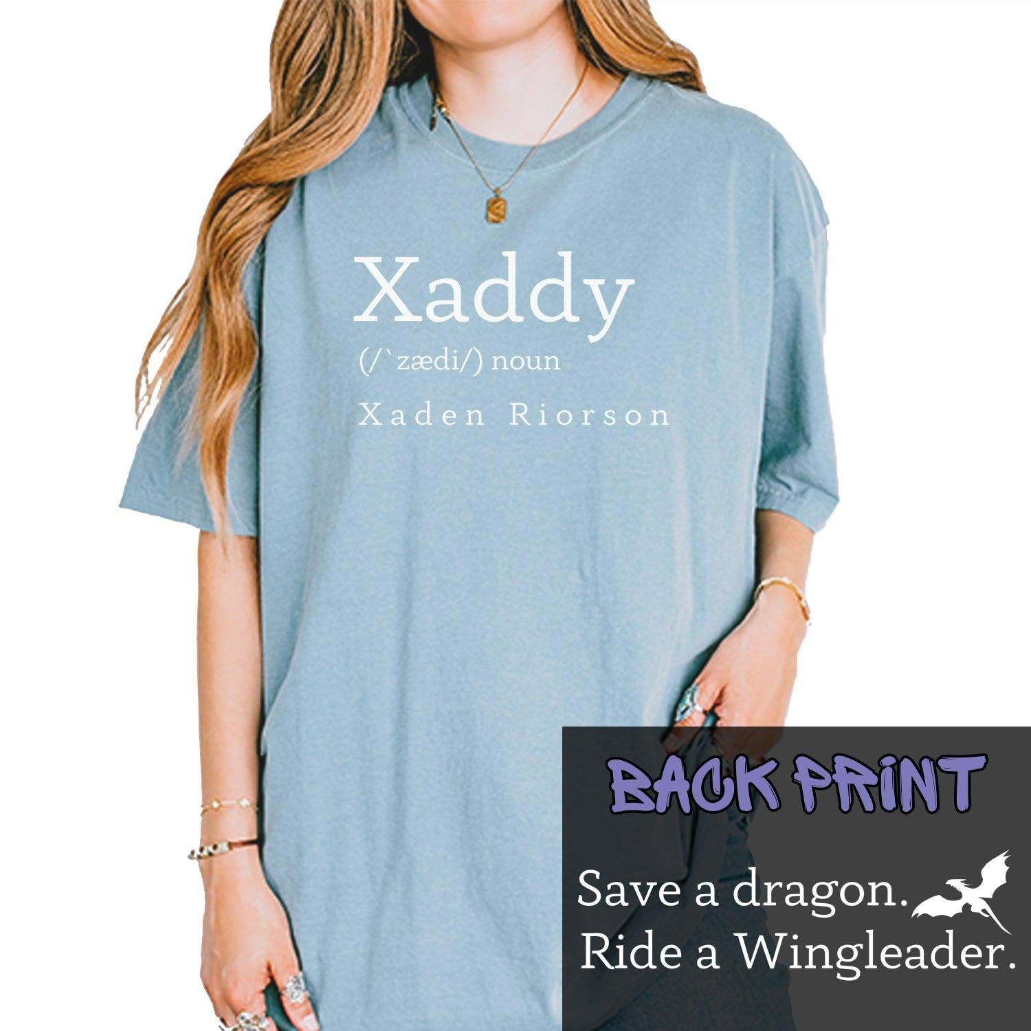 Fourth Wing -  Xaddy Save A Dragon Ride A Wingleader Vintage Soft Unisex T-shirt, Fantasy Bookish Shirt, Galentines Gifts, Dragon Riders Tee,Book Boyfriend