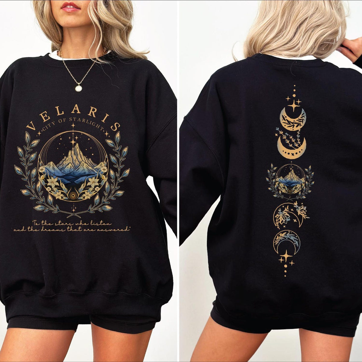 ACOTAR -  Velaris City Of Starlight Sweatshirt, Tog,  The Night Court, SJM Merch Sweater, Acotar Velaris Sweatshirt Court of Dreams Velaris Bookish BP