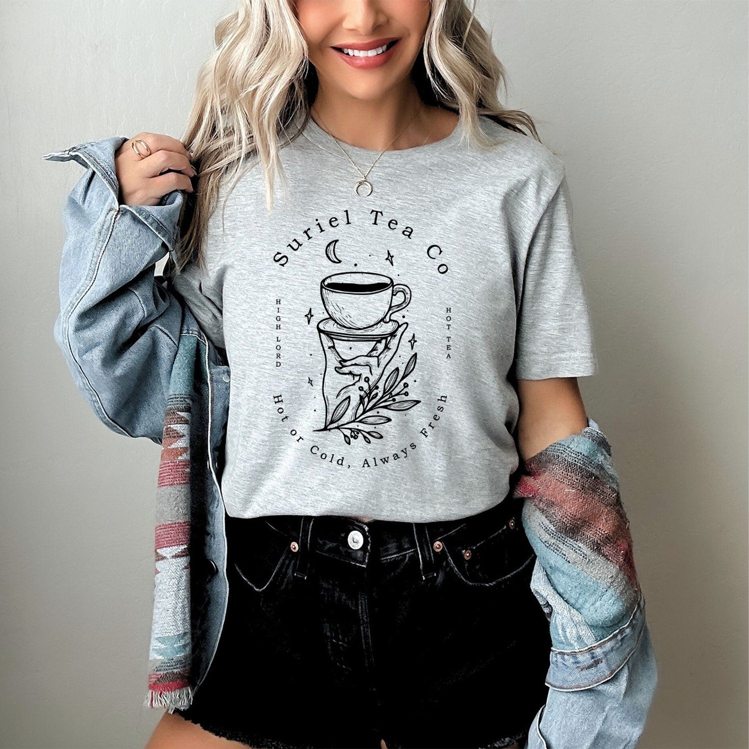 ACOTAR -  Suriel Tea Co Shirt, SJM Sweatshirt, A Court Of Thorns And Roses Sweatshirt,Acotar Sweatshirt,  Book Lover Shirt,Acotar Sweatshirt,SJM Shirt