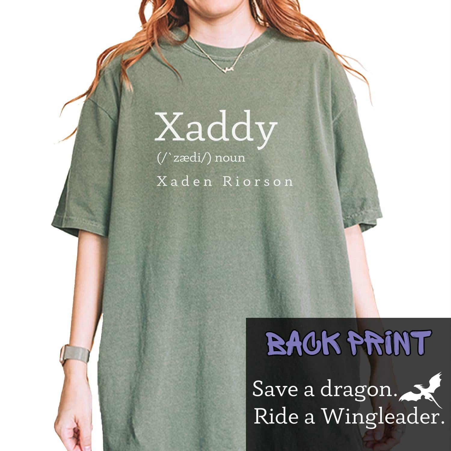 Fourth Wing -  Xaddy Save A Dragon Ride A Wingleader Vintage Soft Unisex T-shirt, Fantasy Bookish Shirt, Galentines Gifts, Dragon Riders Tee,Book Boyfriend