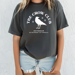 (SOC) -  Ketterdam Crow Club Comfort Colors Tshirt, Six of Crows Tee, Student Gift, Bookish Shirt, Romantasy Book, Fantasy Romance,BEL6