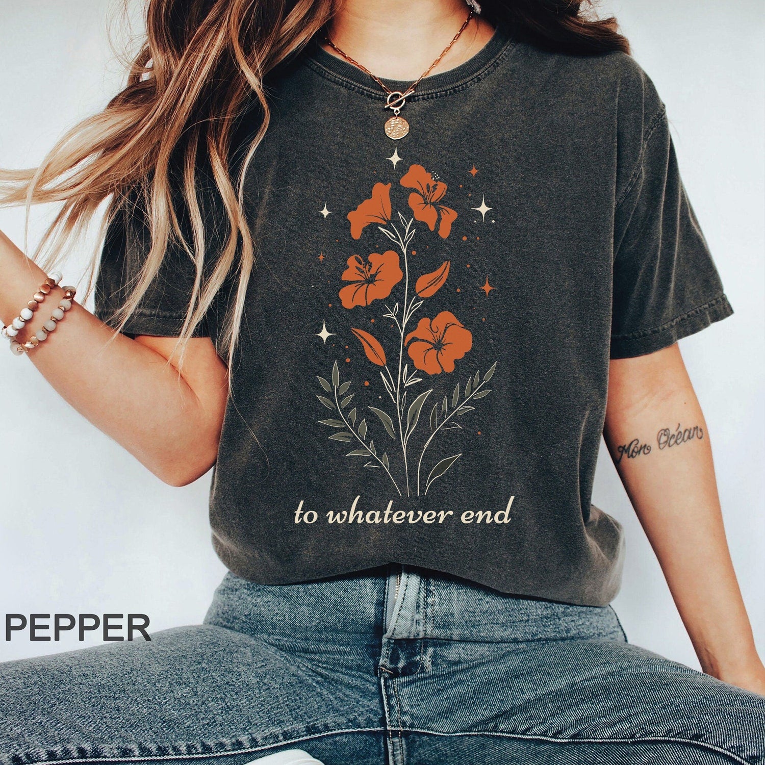 (TOG) -  To Whatever End t-shirt, SJM quotes, Throne of Glass t-shirt, Comfort Colors� , SJM tee, You do not yield t-shirt, ACOTAR Merch, Aelin Quote