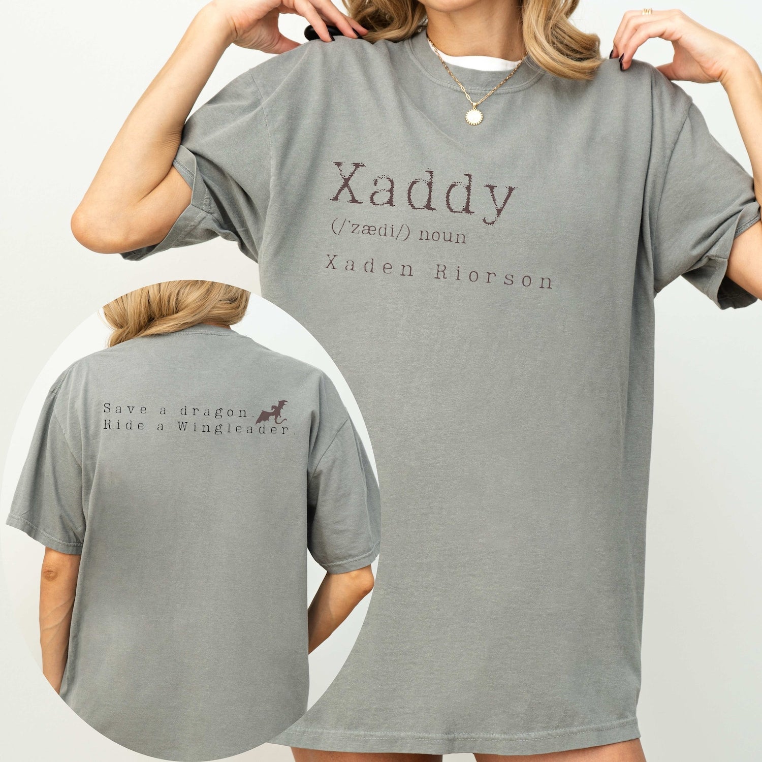 Fourth Wing -  Xaddy, Xaddy Shirt, Xaden Riorson, Xaden Fourth Wing Shirt, Fourth Wing Merch, Iron Flame Sweatshirt, Rebecca Yarros Apparel