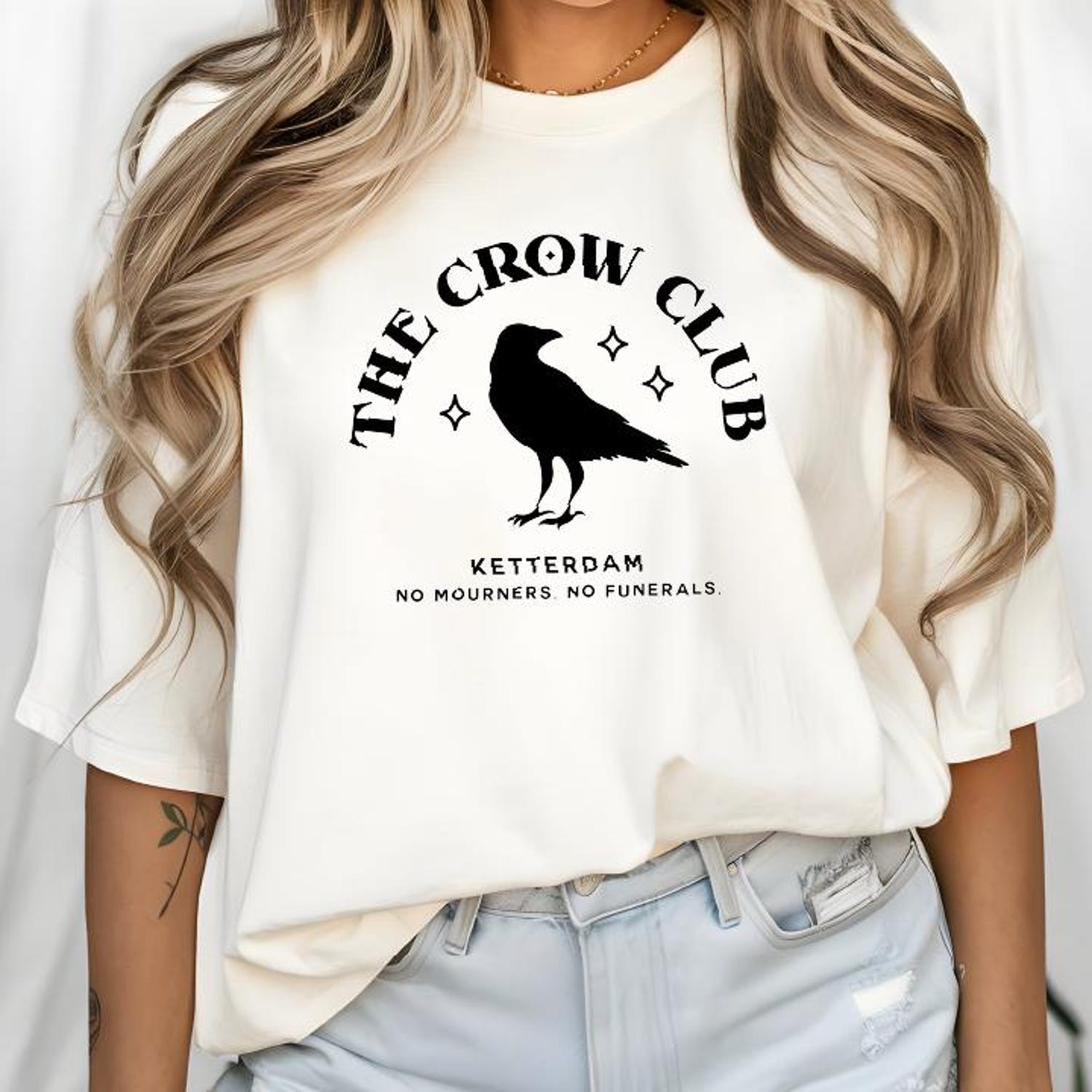 (SOC) -  Ketterdam Crow Club Comfort Colors Tshirt, Six of Crows Tee, Student Gift, Bookish Shirt, Romantasy Book, Fantasy Romance,BEL6