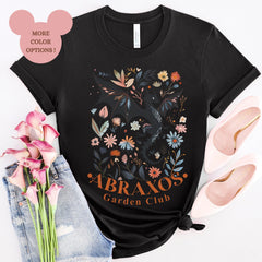 (TOG) -  Abraxos Flower Shirt, Throne Of Glass, Dragon Rider Shirt, Fourth Wing Merch Dragon, Sarah J Maas Merch, Acotar Merch, Literature Shirt