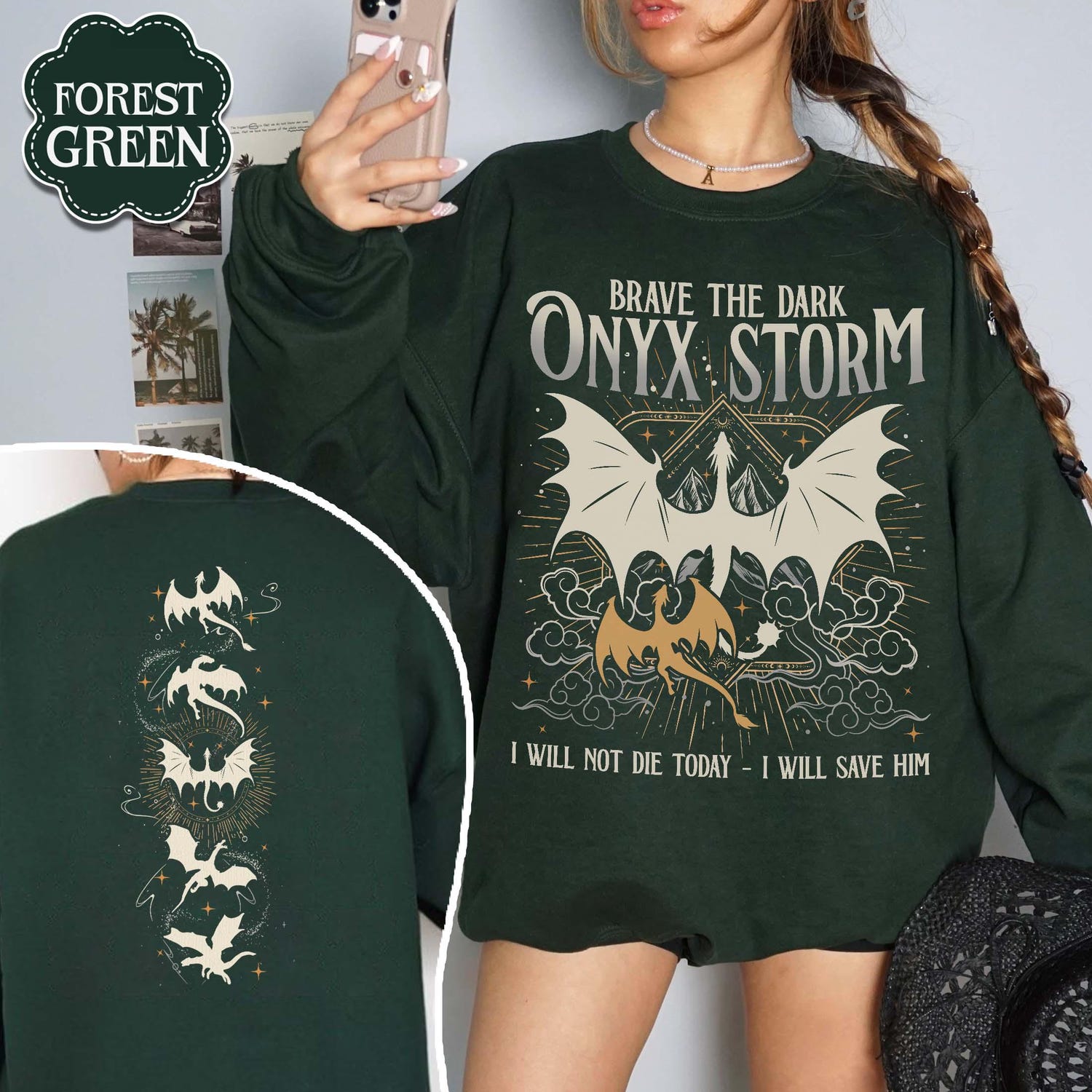 Fourth Wing -  Onyx Storm Sweatshirt, Fourth Wing Series Shirt, Violet Sorrengail Shirt, Fourth Wing Shirt, Basgiath War College,I Will Save Him Sweatshirt