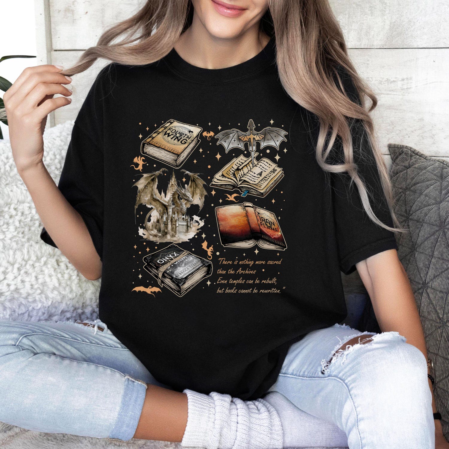 Fourth Wing -  Fourth Wing Series Shirt, War College T-Shirt, Dragon Rider Shirt, Book Merch Gift, Basgiath War College, Book Lovers Fan Shirt