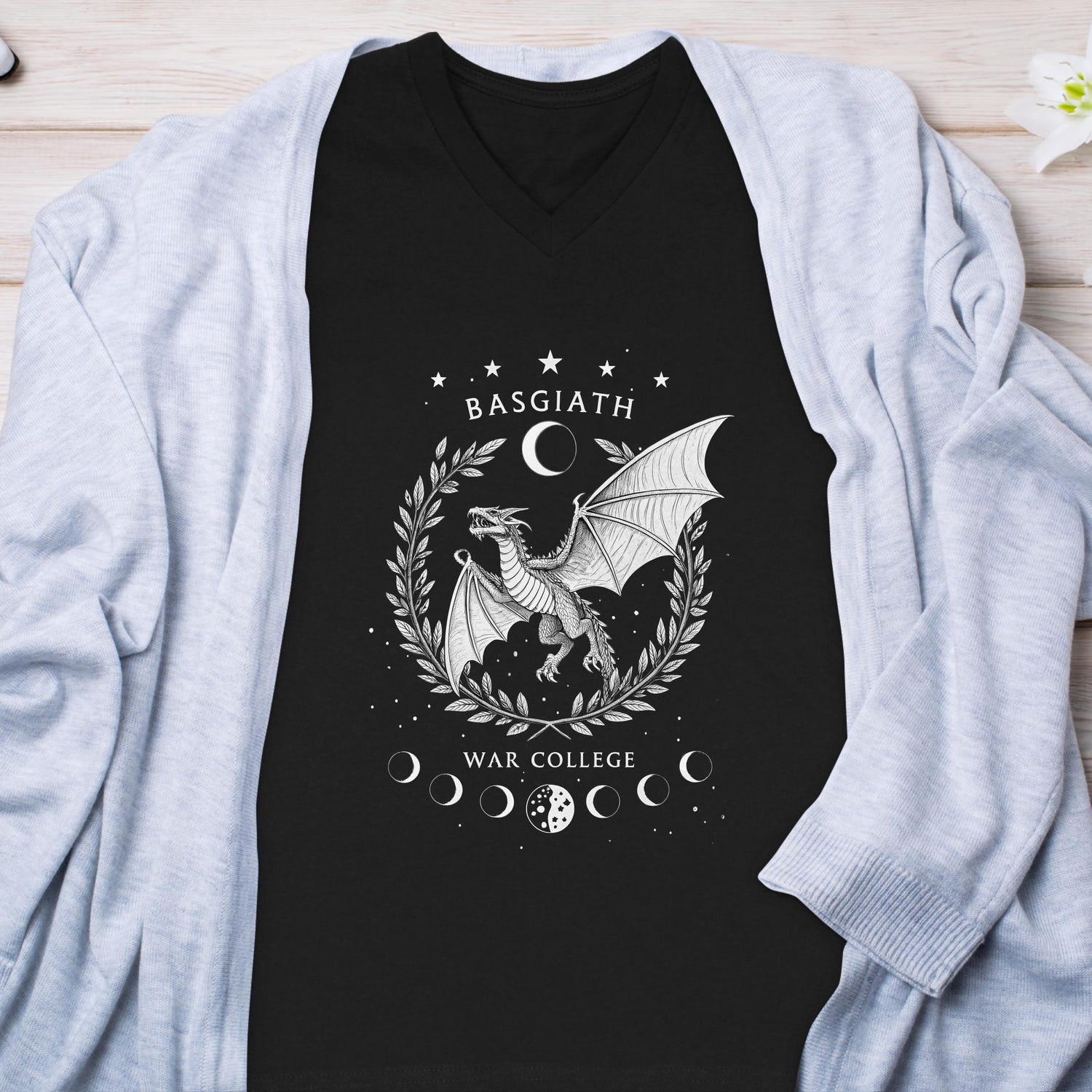 Fourth Wing -  Basgiath War College Shirt, Fourth Wing , Iron Flame Shirt, Dragon Rider Shirt, Rebecca Yoros, violent little thing, Xaden Riorson gift