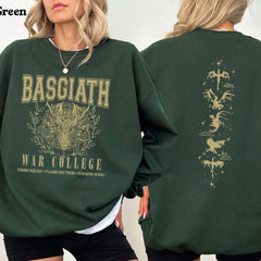 Fourth Wing Dragon Sweater, Basgiath War College Shirt, Dragon Rider Sweatshirt, Bookish Sweater, Empyrean Series, Fourth Wing Shirt