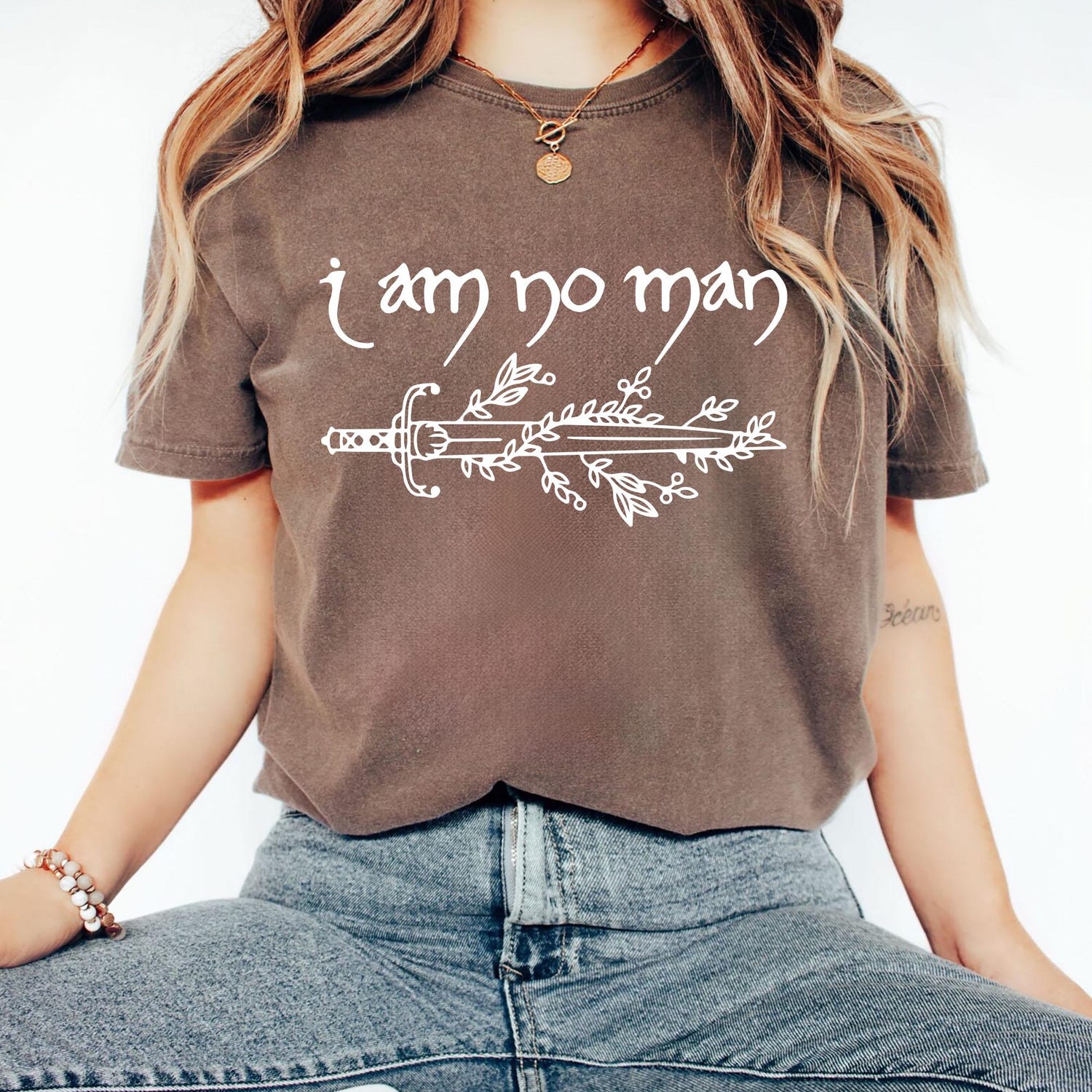 I Am No Man tshirt, Fantasy Merch, Reading Fandom t-shirt, Literature, Book Lover tshirt, Comfort Colors, fantasy book shirt, Fantasy Reader