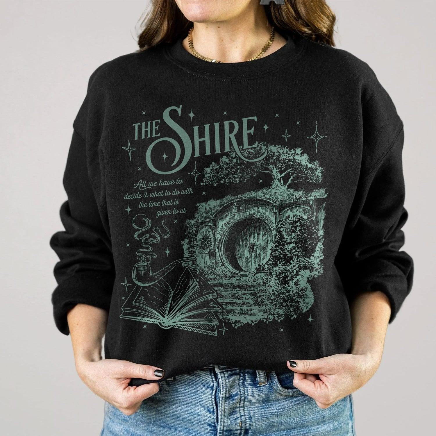 LOTR -  The Shire LOTR Shirt For Fans, Fantasy Book Lover Sweatshirt, Funny Second Breakfast Tee, Hoodie For Book Lover