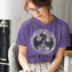 (TOG) -  Abraxos Botanical T-Shirt, The Thirteen, Throne of Glass, Manon Blackbeak Fandom, Wing Leader, SJM, Sarah J Mass, Bookish Gift