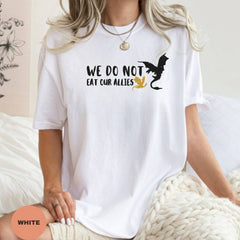 Fourth Wing -  The Fourth Wing Shirt | Comfort Colors | We Do Not Eat Our Allies | Tairn & Andarna, Dragon Lover Shirt, Basgiath War College, Bookish Shirt