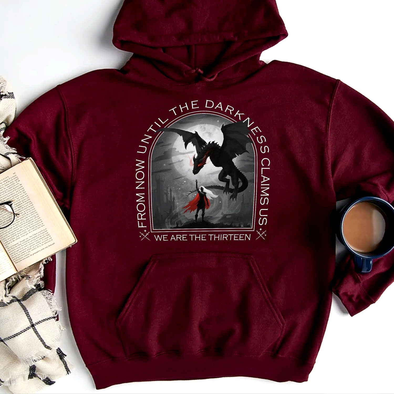 (TOG) -  Manon Blackbeak Shirt, from Now Until the Darkness Claims Us Witchling Shirts, Throne of Glass Officially Licensed Shirt, Booktok Shirt