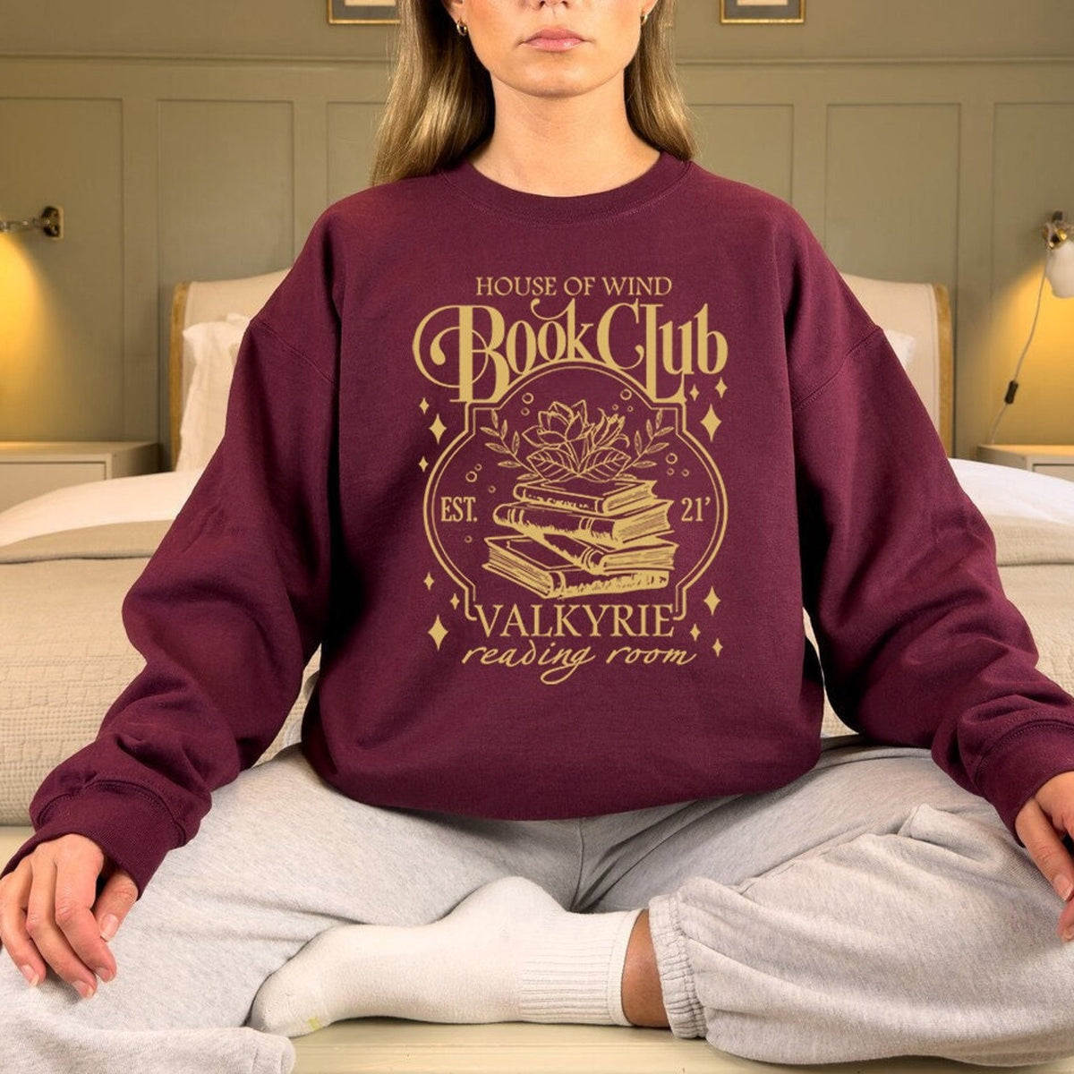 ACOTAR -  ACOTAR House Of Wind Book Club Shirt, Night Court Velaris House Of Wind Library Sarah J Maas Throne of Glass, Valkyrie Reading Room SJM