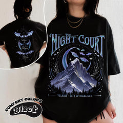 ACOTAR -  The Night Court Velaris � City Of Starlight Comfort Color T-Shirt | Velaris The Night Court Court Of Dreams T-Shirt | Inner Circle Acotar