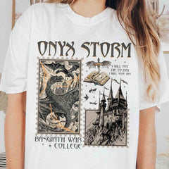 Fourth Wing -  Fourth Wing Series Shirt, Onyx Storm Shirt, Basgiath War College, I Will Save Him, Dragon Lover Shirt, Fantasy Bookish Gift, Fourth Wing