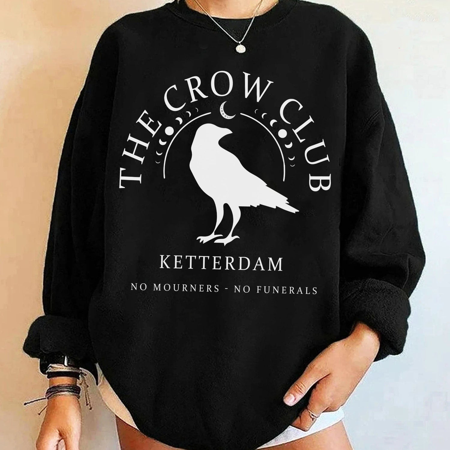 (SOC) -  Ketterdam Crow Club Sweatshirt, Six Of Crows shirt, Student Gift, Gift For Student, Educational Tee, Secondary School, Crooked Kingdom