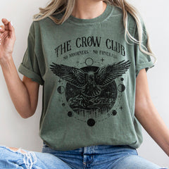 (SOC) -  Six of crows Comfort Colors tee, No mourners merch, Ketterdam crow club, Kaz Brekker tshirt, Inej t-shirt, Nina Jesper Matthias, No funerals