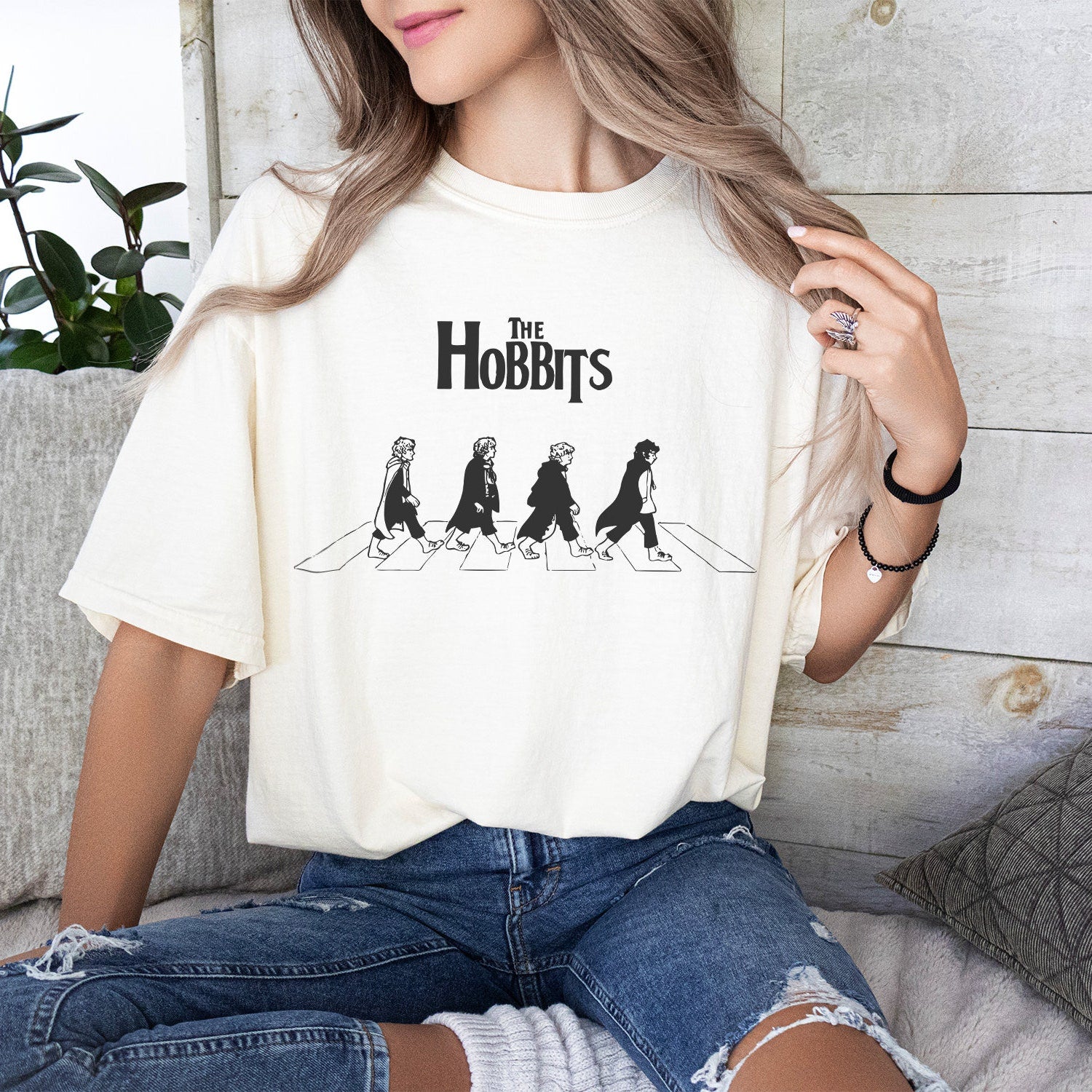 LOTR -  The Hobbits LOTR Band Tshirt | Comfort Colors T-shirt Lord of the Rings The Hobbit Merch Fantasy Book Band Fellowship of the Ring Tolkien