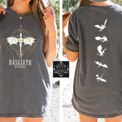 Basgiath War College Comfort Colors Shirt, Fourth Wing  Shirt, Dragon Rider Shirt, Rebecca Yoros,Fourth Wing, Mother's Day Gift