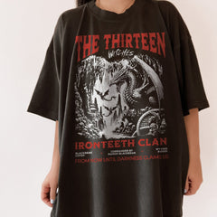 (TOG) -  The Thirteen Shirt | Throne Of Glass T-Shirt Manon Blackbeak Ironteeth Witches Dorian Haviliard Licensed SJM Merch Terrasen Bookish Shirt