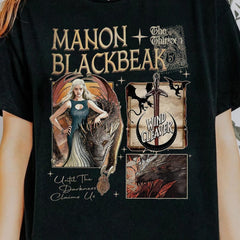 (TOG) -  Manon Blackbeak Throne of Glass Comfort Colors Shirt,SJM ACOTAR Crescent City,The Thirteen Shirts,From Now Until The Darkness Claims Us