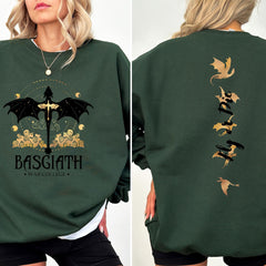 Fourth Wing -  Basgiath War College Sweatshirt ,Dragon Rider, Fourth Wing Hoodie, Violet Sorrengail,Xaden Riorson, Fly or Die,Riders Quadrant,Rebecca Yoros