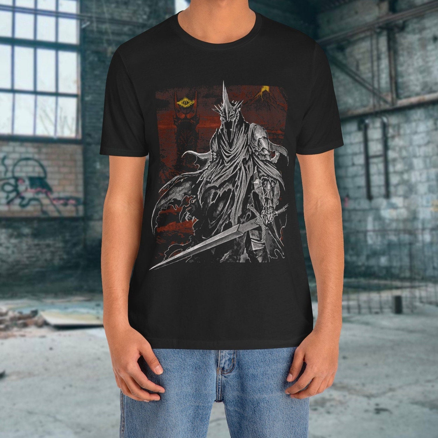 LOTR -  Lord of the Rings Shirt, Witch King of Angmar T Shirt, Mordor Tee, Sauron, Dark Lord, Morgoth