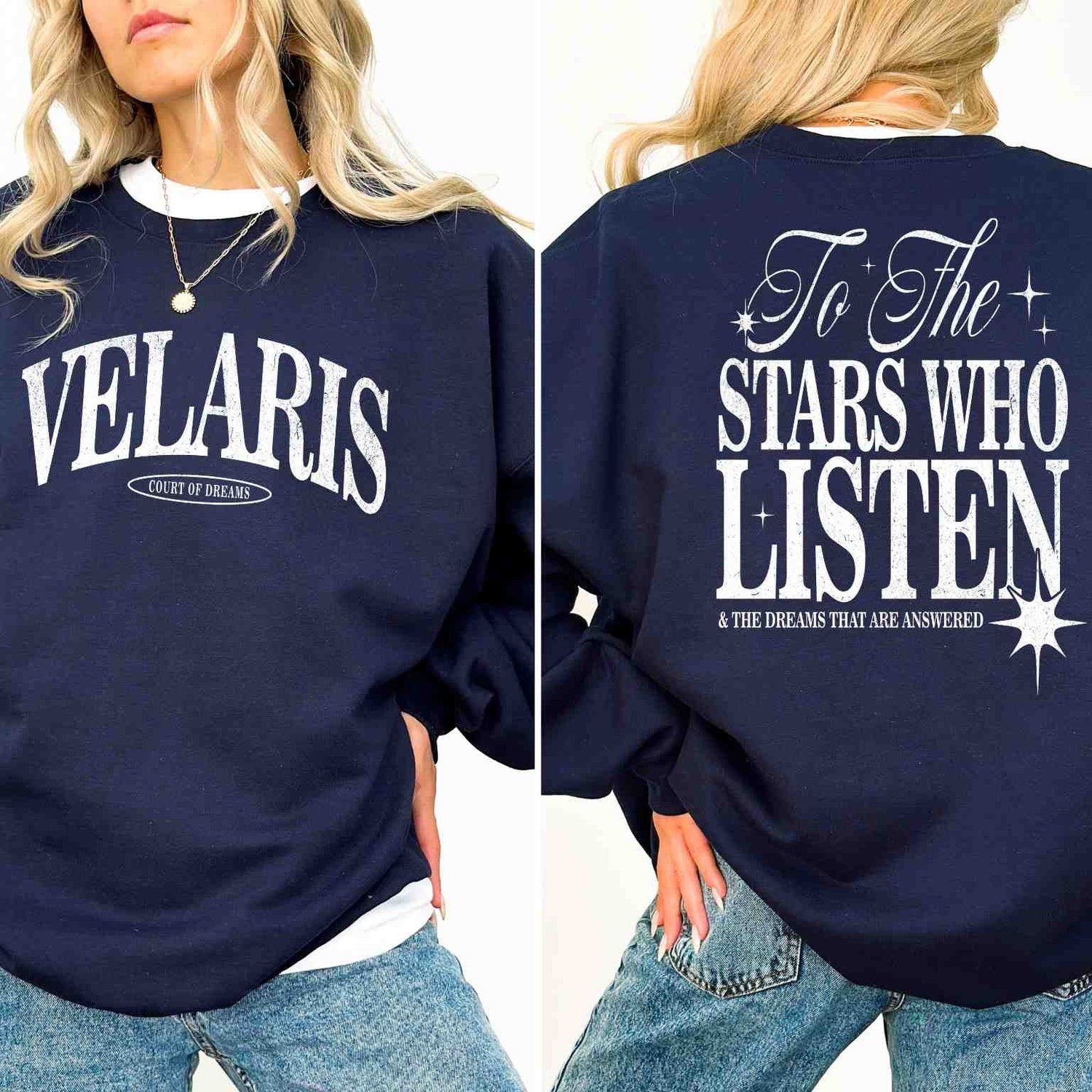 ACOTAR -  To The Stars Who Listen Shirt, Acotar Shirt, Night Court Tee, Velaris Shirt, City of Starlight Shirt, ACOTAR Book T-shirt and Sweatshirt