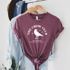 (SOC) -  Ketterdam Crow Club Shirt, Six of Crows, Student Gift, Gift For Student, Educational Tee, Secondary School, Unisex Apparel, Adult T-Shirts