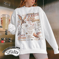 Fourth Wing Comfort Color Sweatshirt | Dragon Rider Sweat | Basgiath War College | Violet Sorrengail | Violent Little Thing