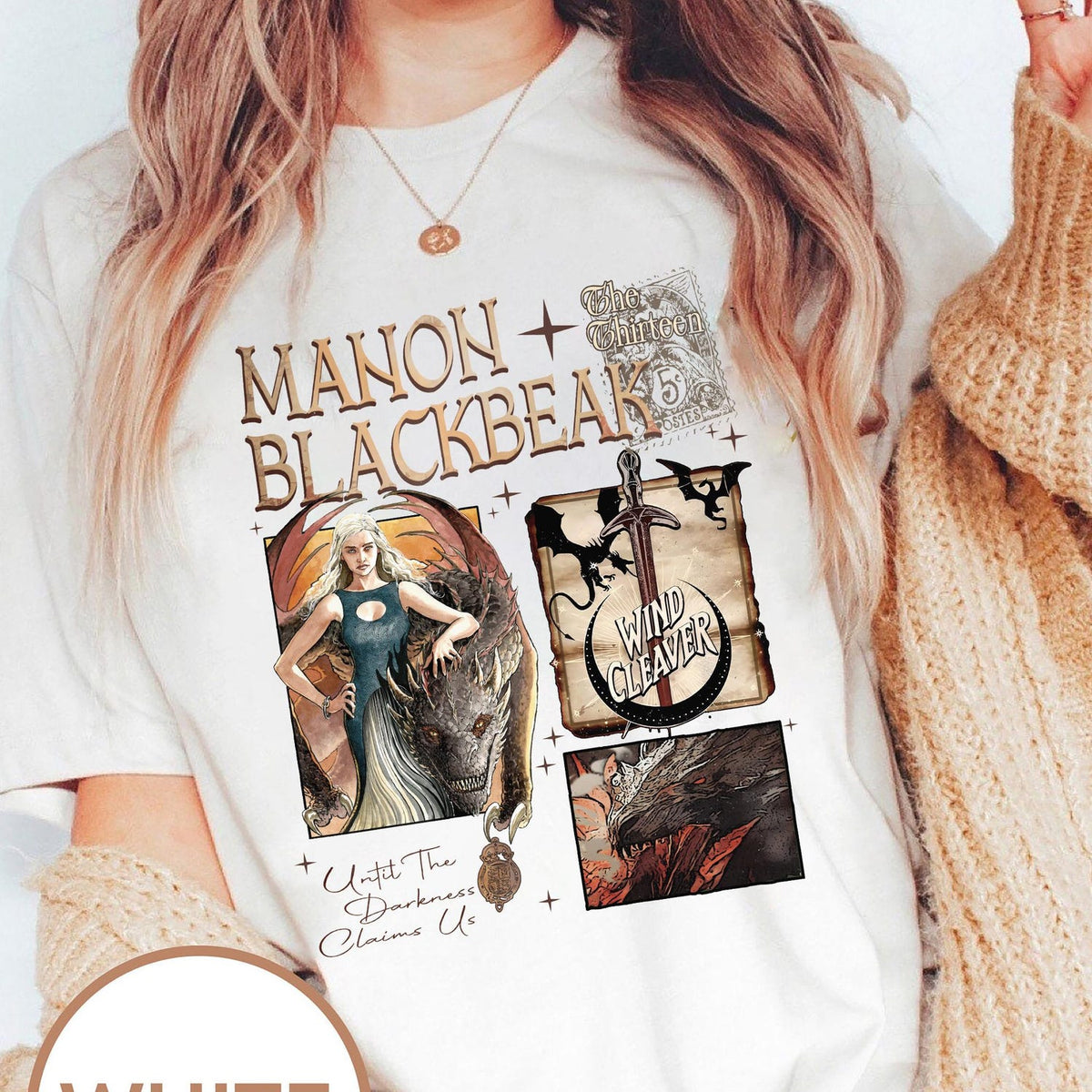 (TOG) -  Manon Blackbeak Throne of Glass Comfort Colors Shirt,SJM ACOTAR Crescent City,The Thirteen Shirts,From Now Until The Darkness Claims Us