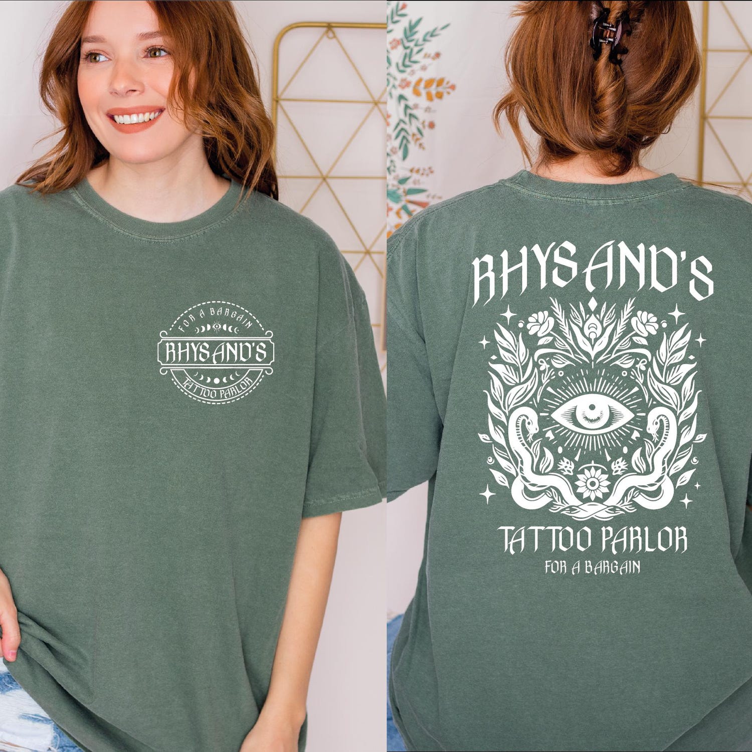 ACOTAR -  Rhysand's Tattoo Parlor Shirt, Comfort Colors Rhysand Tee, Acotar Velaris Tee, Feyre And Rhysand Shirt, Bookish Shirt Gift, Book Lover Shirt