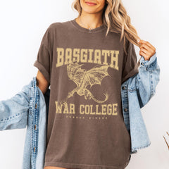 Fourth Wing -  Basgiath War College Shirt, Fourth Wing Comfort colors Shirt, Dragon Rider Shirt, Rebecca Yoros, Fourth Wing, Violet Sorrengail