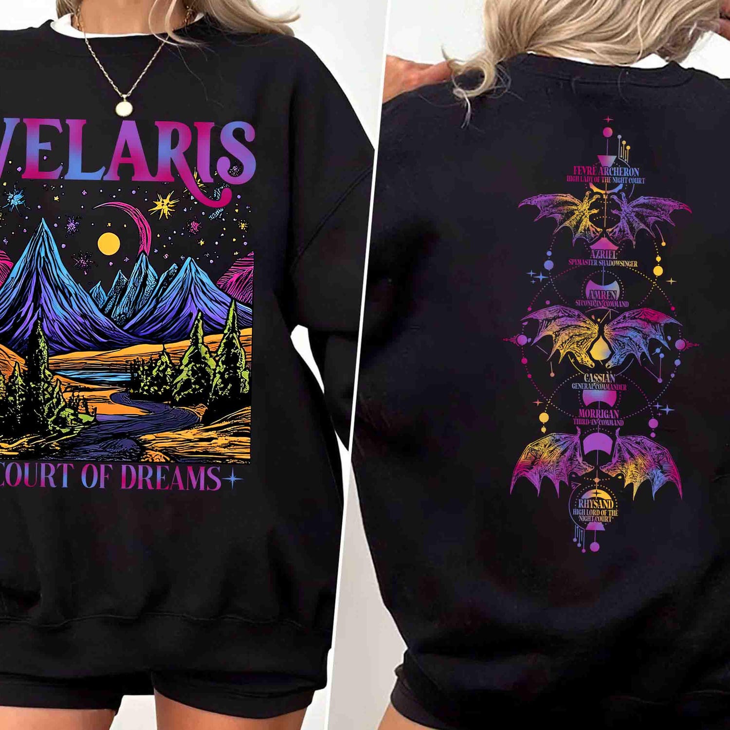 ACOTAR -  Velaris City of Starlight Shirt, Velaris Acotar Shirt, The Night Court Shirt, Court Of Dreams, City Of Starlight Acotar Merch, Bookish Gift