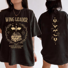 Fourth Wing -  Fourth Wing Basgiath War College Comfort Colors Shirt, Xaden Riorson Riders Quadrant Tee, Dragon Rider, Violet Sorrengail, Bookish Shirt