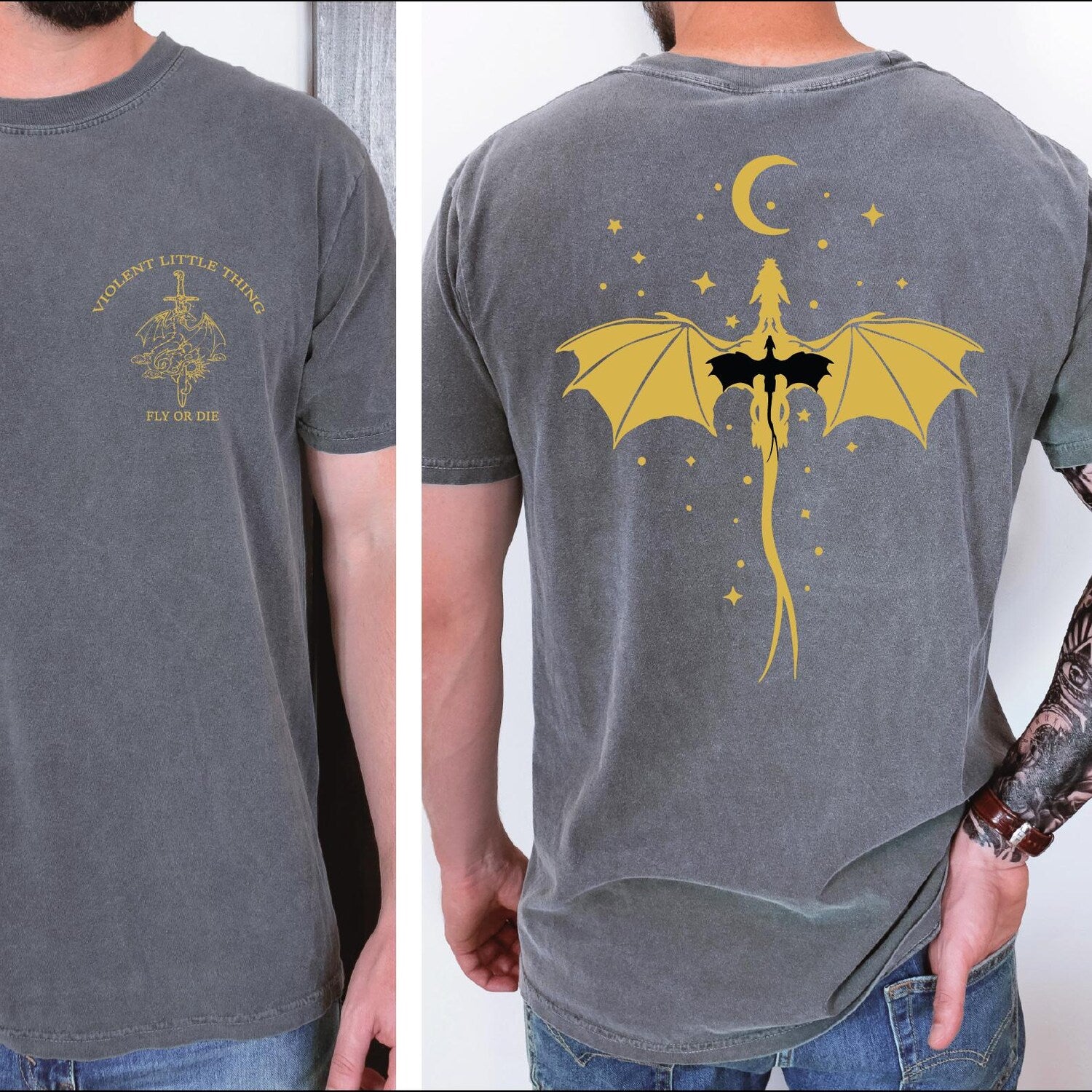 Fourth Wing -  Violent Little Thing Fourth Wing Shirt ,  Dragon Riders Quadrant Shirt, Fly Or Die Shirt, VLB921