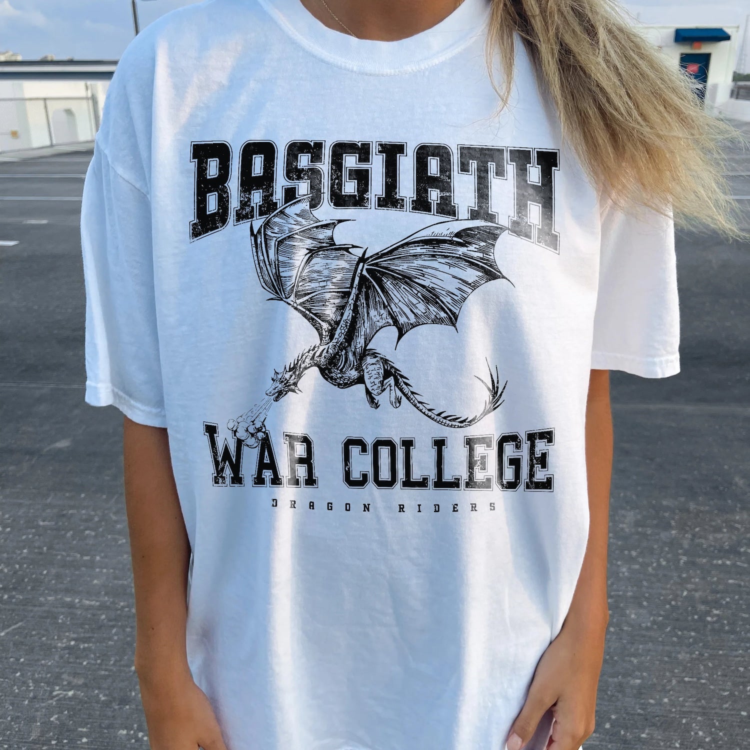 Fourth Wing -  Basgiath War College Shirt | Fourth Wing Shirt Dragon Rider Violet Sorrengail Xaden Riorson Fantasy Bookish The Empyrean Series Booktok