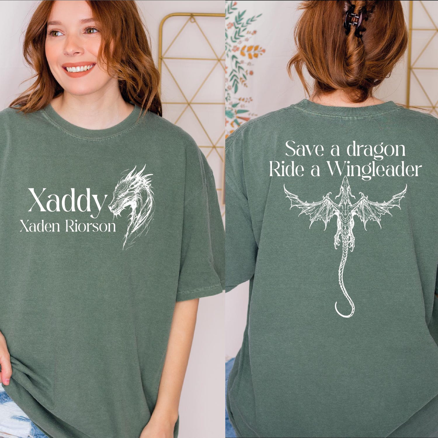 Fourth Wing -  Comfort Colors Xaddy Shirt, Xaden Riorson Shirt, Xaden Fourth Wing Shirt, Fourth Wing Merch, Iron Flame Tees, Rebecca Yarros Apparel