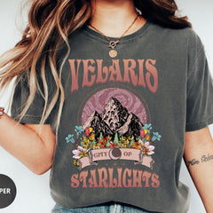 ACOTAR -  Velaris City of Starlight ACOTAR Shirt Comfort Colors, The Night Court Shirt, Bookish Gift, Court of Thorns and Roses Shirt | SJM Merch