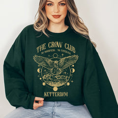 (SOC) -  Six of crows shirt, No mourners merch, Ketterdam crow club, Kaz Brekker sweater, Inej sweatshirt, Nina Jesper Matthias, No funerals quote