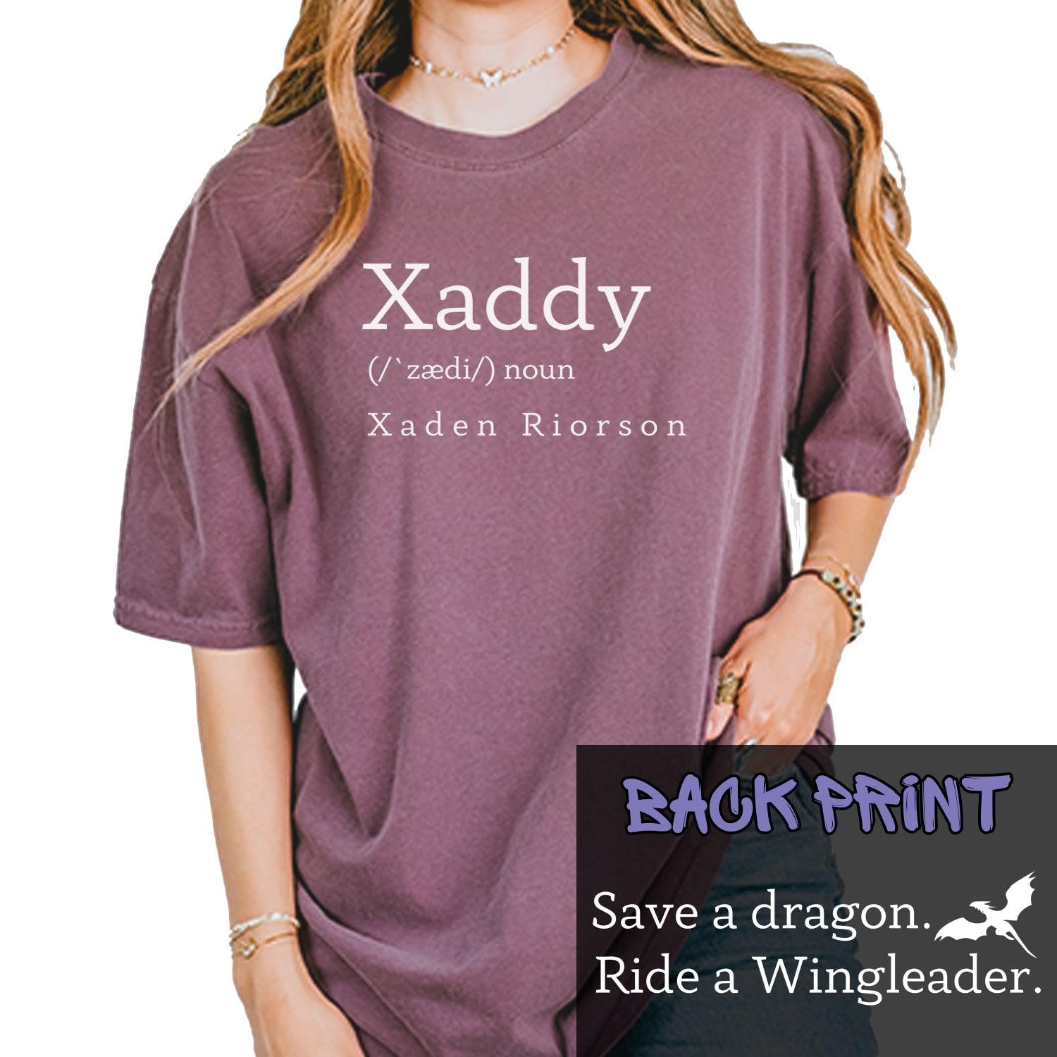 Fourth Wing -  Xaddy Save A Dragon Ride A Wingleader Vintage Soft Unisex T-shirt, Fantasy Bookish Shirt, Galentines Gifts, Dragon Riders Tee,Book Boyfriend