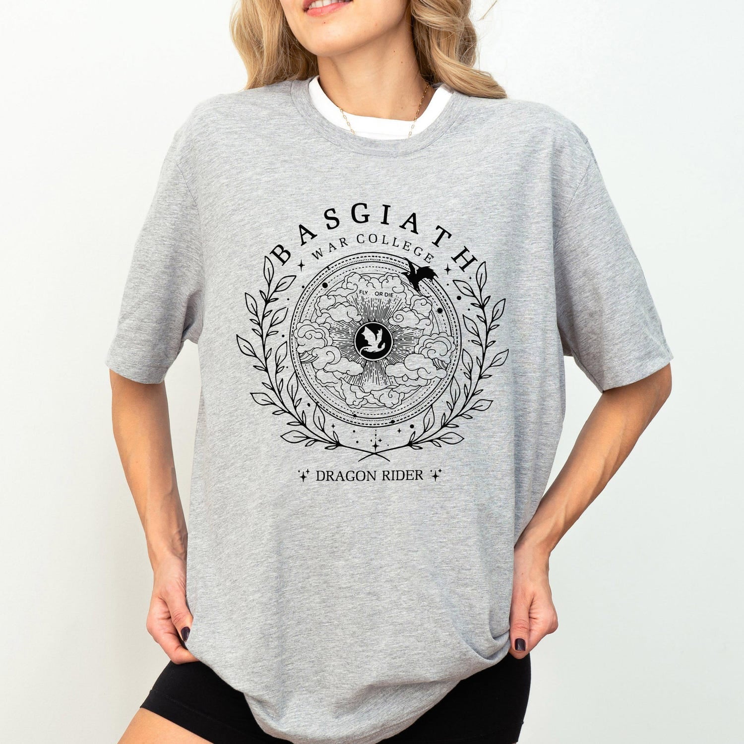 Fourth Wing -  Fourth Wing Sweatshirt, Basgiath War College, Dragon Rider, Riders Quadrant, Violet Sorrengail, Xaden Riorson, Fantasy reader,Bookish Shirt