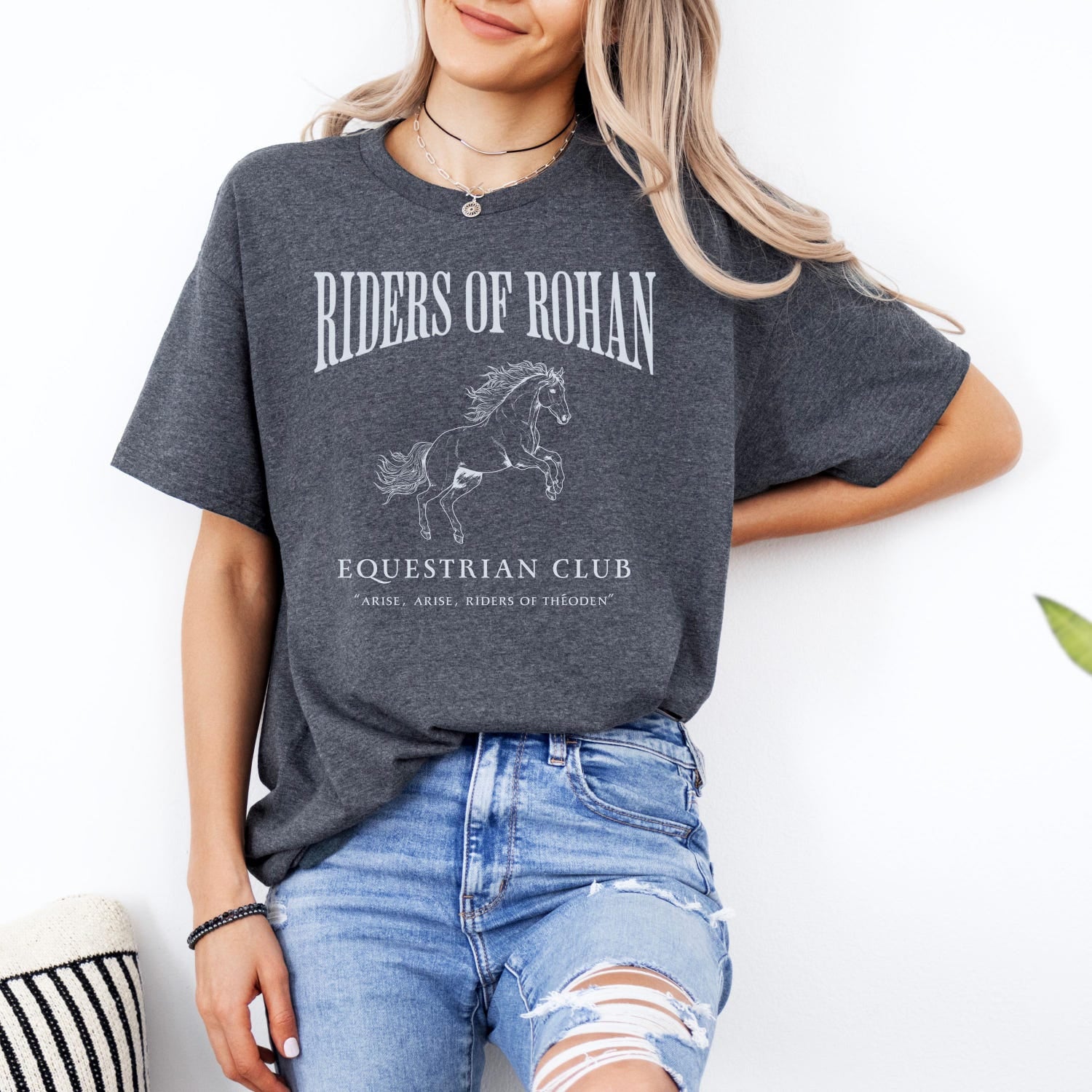 LOTR -  Riders of Rohan shirt, Ringer Fantasy tshirt, Book Fandom Merch, Light Academia, Dark Academia, Booknerd, Bookish Gift for Bookworm