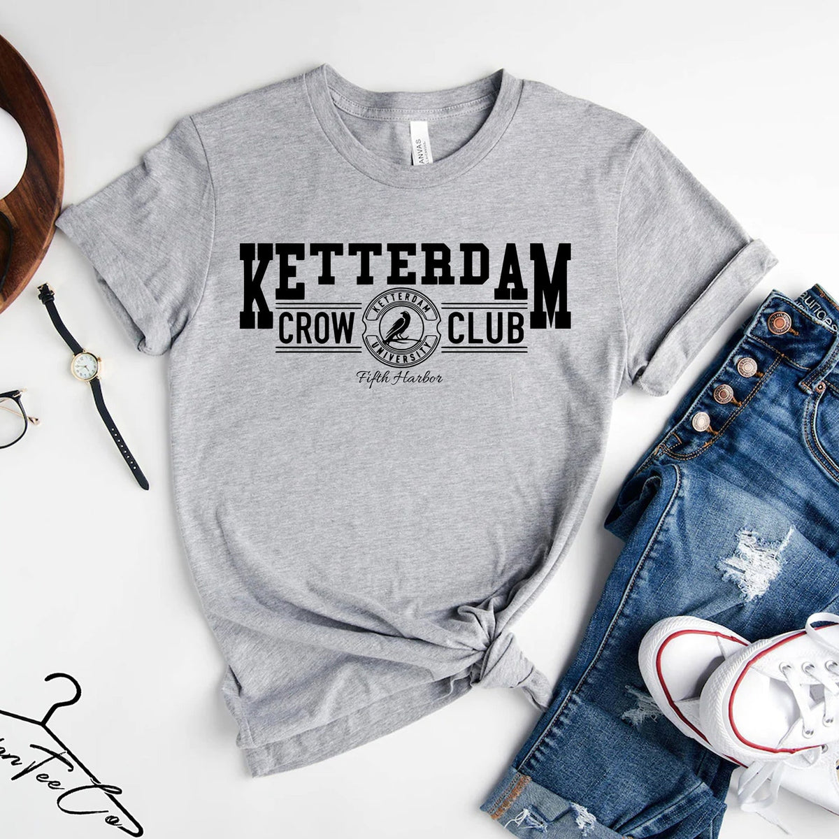 (SOC) -  Ketterdam Crow Club Shirt, Six Of Crows Shirt, Ketterdam Shirt, Higher and Best Quality, Ketterdam Shirt For Men Women and Kids