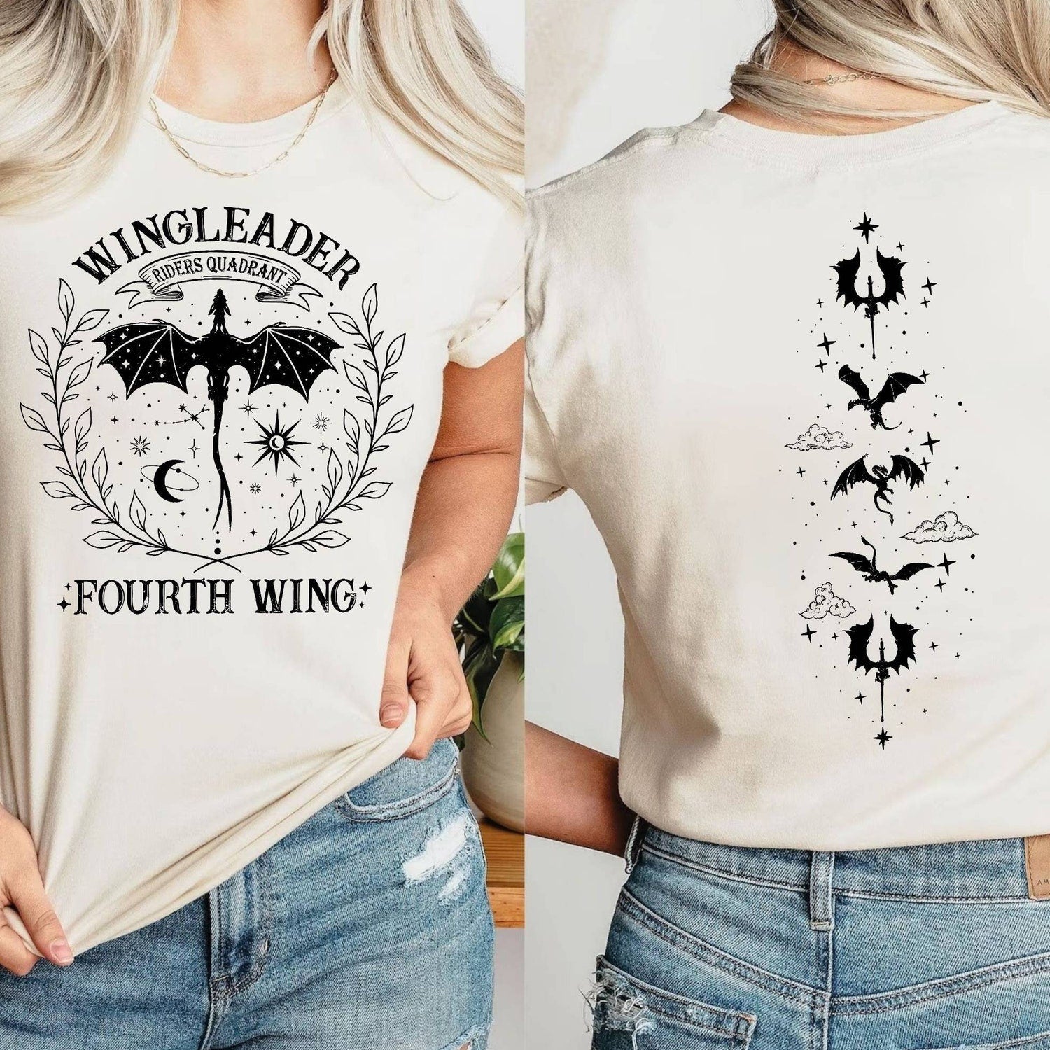 Fourth Wing Riders Quadrant Shirt, Basgiath War College Comfort Colors Shirt, Dragon Rider TShirt, Rebecca Yarros, Bookish Gift, LT144